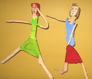 Two Gals Dancing by Carole Glasser Langille